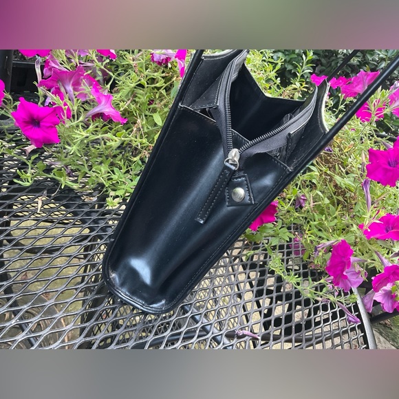 Adorable Bulldog Rhinestone Bling Collar Double Handle Silver Hardware Bag! - Picture 7 of 16